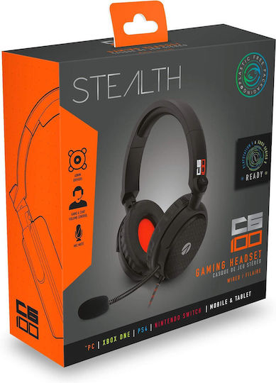 Stealth C6-100 Over Ear Gaming Headset με σύνδεση 3.5mm for Nintendo Switch / PC / PS4 / PS5 / XBOX
