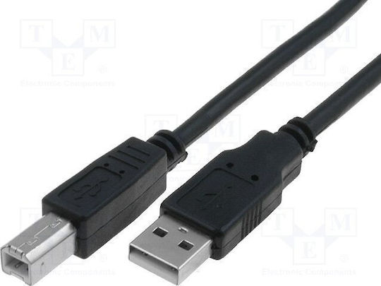 Vcom Cu201-b Cable Usb A M To Usb B M 2.5m Black