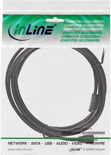 InLine USB 2.0 Cablu micro USB-A femelă - micro USB-A Negru 5m 32750P