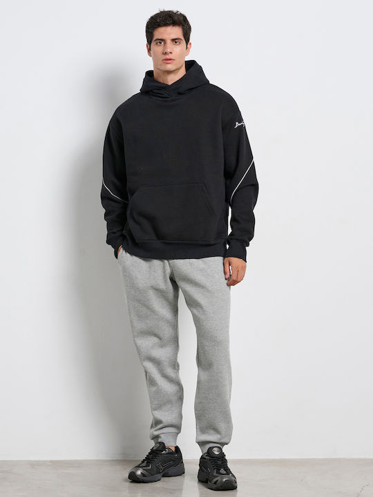 Sweatshirt with Hood Black