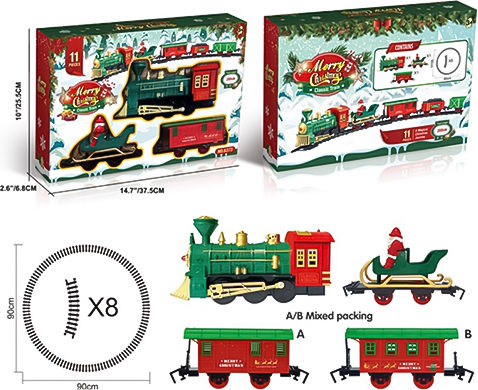 Set with Train with Sound, Light, and Smoke for 3+ years+ Years