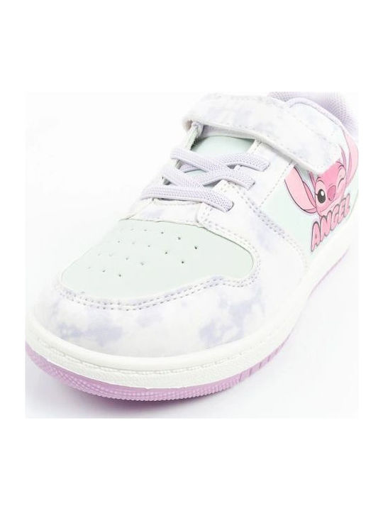 Kids Sneakers with Scratch White