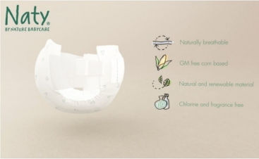 Naty Tape Diapers BioEmbrace No 4 for 7-18kg 26 Pieces