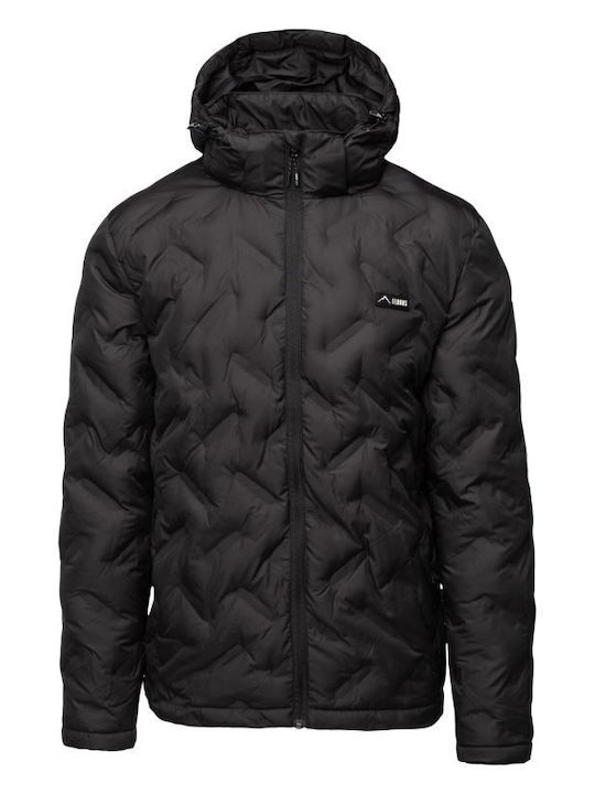 Primaloft Jacke Puffer Winddicht Schwarz