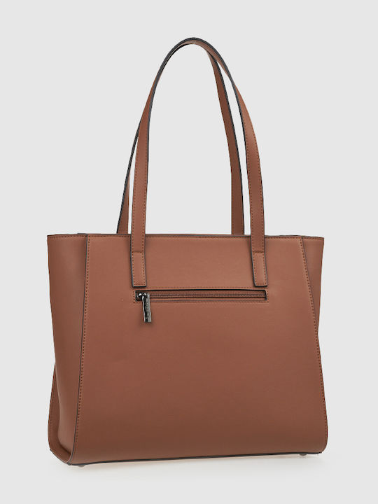 Damen Schultertasche Wildleder Braune