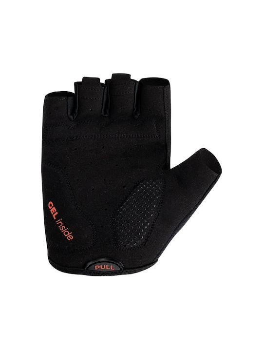 Radvik Halber Finger Fahrradhandschuhe Erwachsene Schwarz