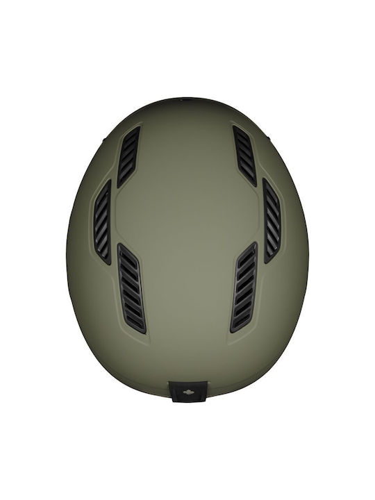 Herren Ski & Snowboard Helm in Grün Farbe