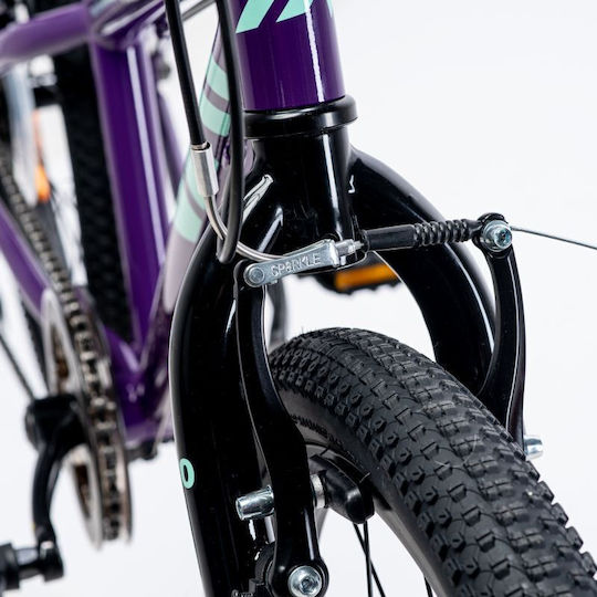 Martes Ninja 20" Bicicletă pentru copii Biciclete de munte Violet