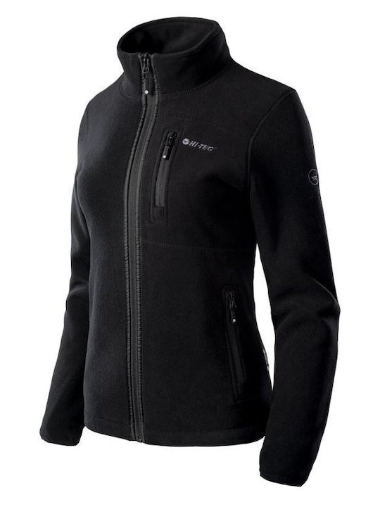 Women's Cardigan with Zipper Black
