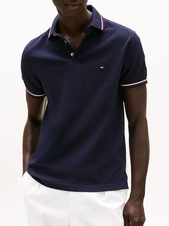 Polo Short Sleeve Blouse Navy Blue MW0MW37346 DW5