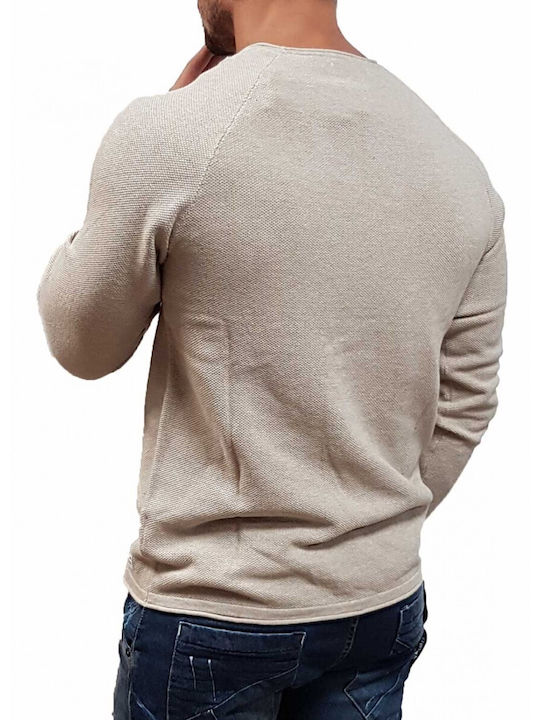Jack & Jones Crew Neck Pulover Ecru