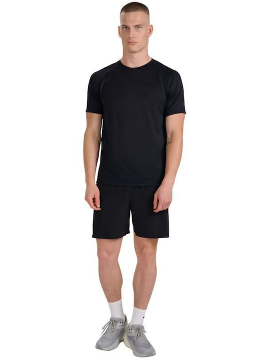 Functional Αθλητικό T-shirt Μαυρο