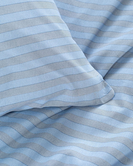 Rythmos Diva Bed Sheet Set With 2 Pillowcases Super-Double With Rubber Hugger 160x260+25cm Blue (4 Pieces)