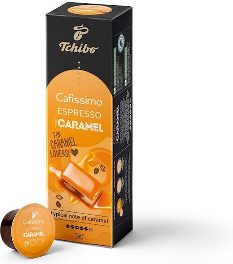 Tchibo Capsules Espresso Espresso Caramel Caramel Compatible with Machine Cafissimo 10caps,tobolek