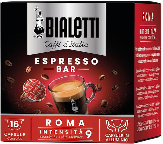 Bialetti Capsule Espresso Compatibile cu Mașina Bialetti 16capace
