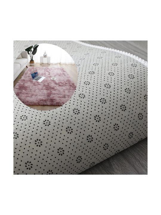 My Home Luxury Anti-slip Rug Rectangular Shaggy Rotten Apple
