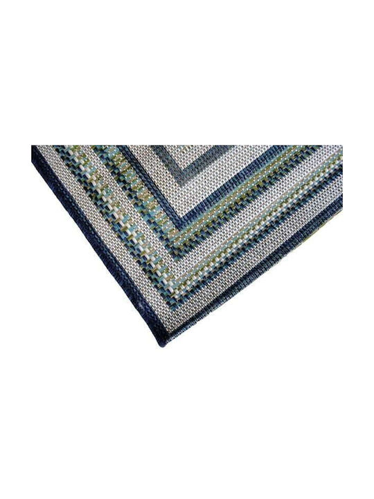Wicker Rug 133x190 Aurela 607 Blue Eurofil