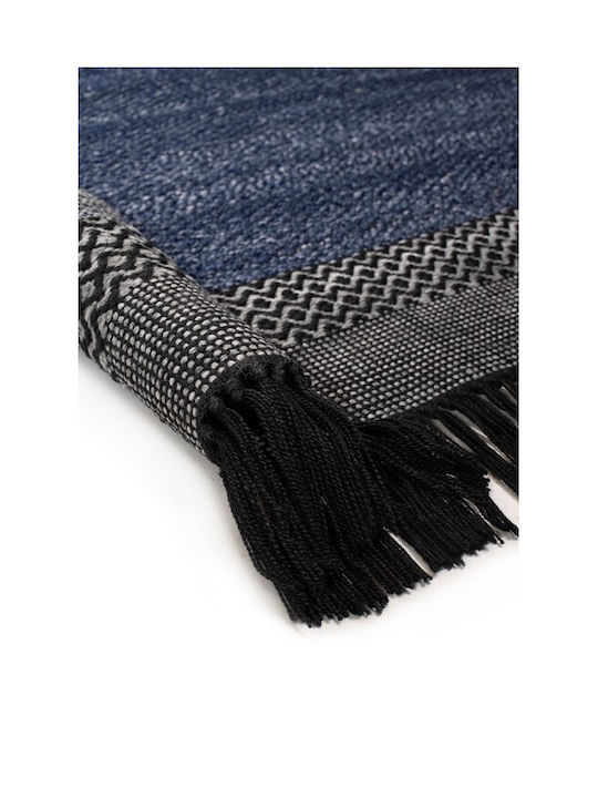 Viokarpet Barito Bar Rug Rectangular Blue-black
