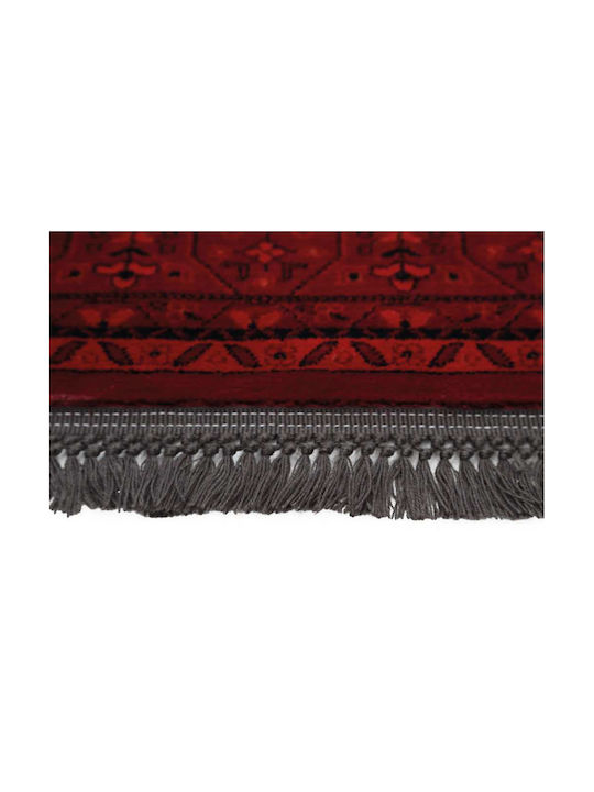 Royal Carpet Afgan 8127 Handmade Rug Rectangular with Fringes Bordeaux