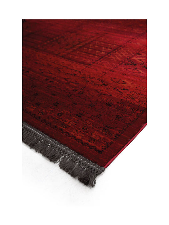 Royal Carpet 7504H Teppich Rechteckig Synthetisch,Polyester/Cotton/Leather mit Fransen Afgan