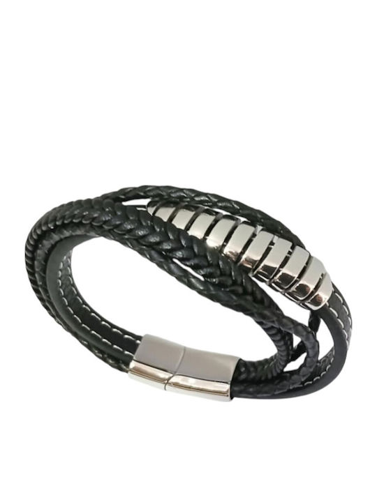 Kalliopi Silver Мъжко Гривна Белезници от Стомана