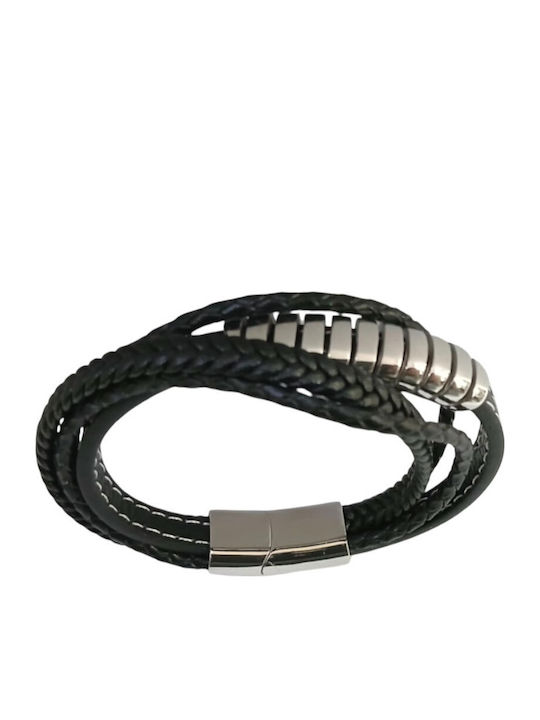 Kalliopi Silver Мъжко Гривна Белезници от Стомана