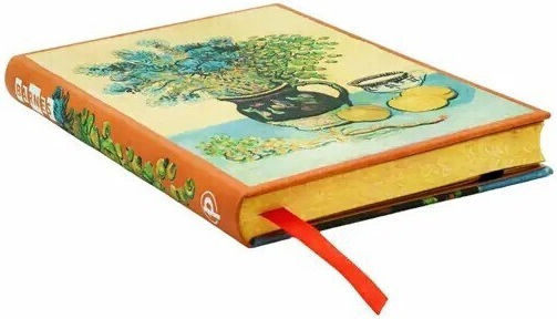Paperblanks Midi 9x14 Van Goghs Σημειωματάριο 72 Φύλλων Ριγέ με Σκληρό Εξώφυλλο Πολύχρωμο