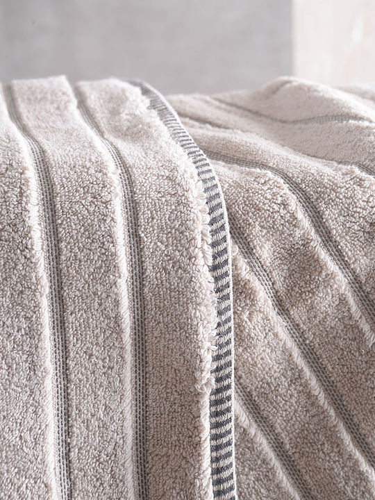 Rythmos Hand Towel Pyramid 30x50cm Beige Weight 530gr/m²