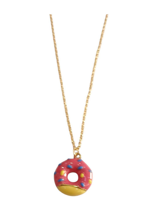 Kalliopi Silver Necklace Made of Gold Plated Steel
