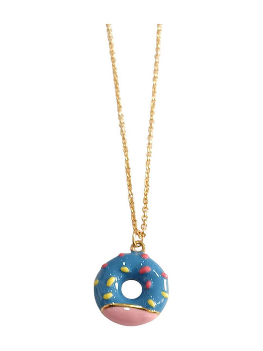 Kalliopi Silver Necklace Made of Gold Plated Steel