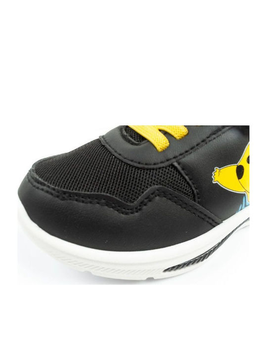 Kids Sneakers with Scratch Black
