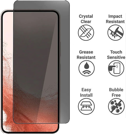 Screen Protector OnePlus Nord CE5 Anti-Spy Ultra HD 9H Protecție Instalare Ușoară Set 111D Sticker Privacy
