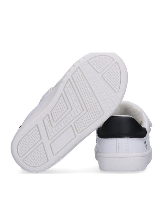 Παιδικά Sneakers με Σκρατς Λευκά