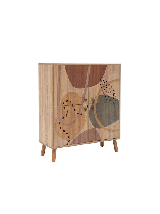 Ξύλινη Παπουτσοθήκη Multilux Form 95x36x111cm
