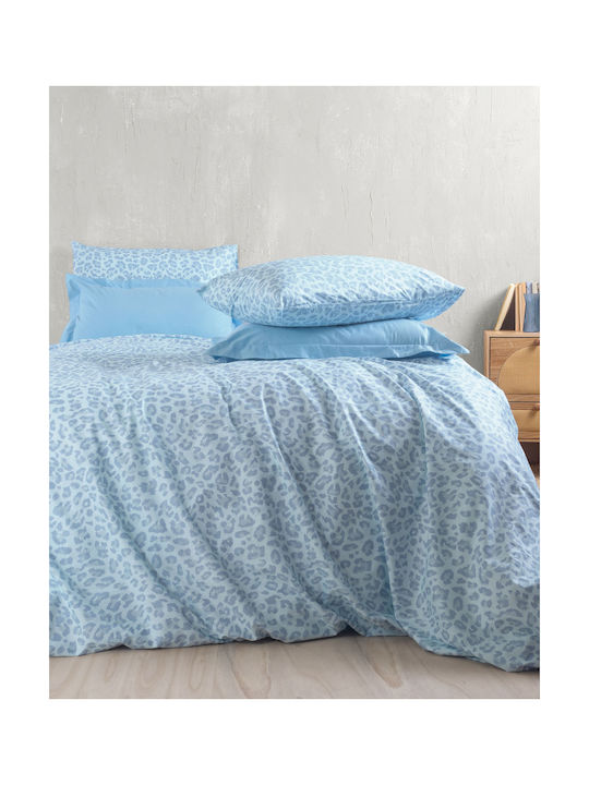 Rythmos Nala Set Față de Pernă cu plic de acoperire Albastru 50x70cm.