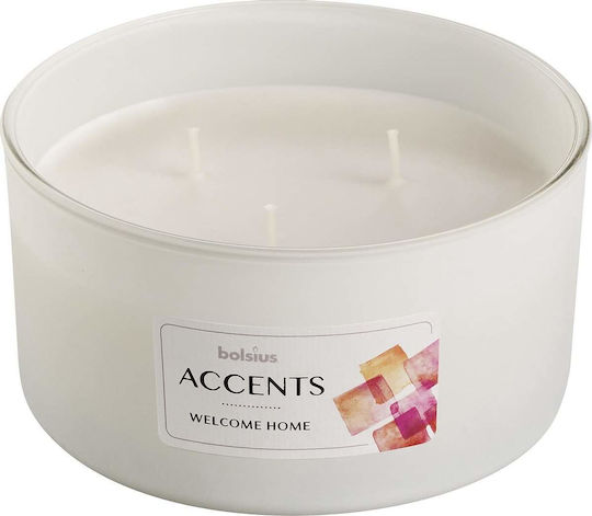 Bolsius Aromatisches Kerze Accents in Gefäß mit Duft Weiße Blumen & Patschuli 397g