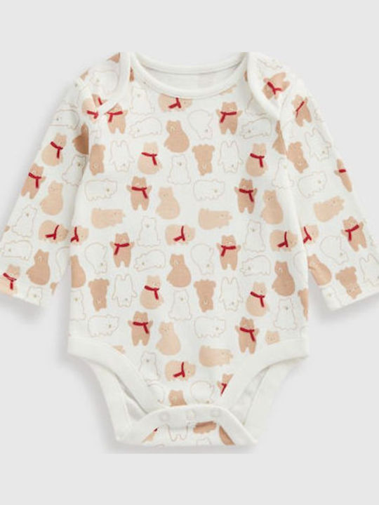 Mothercare Σετ Κορμάκια Λευκά 5τμχ