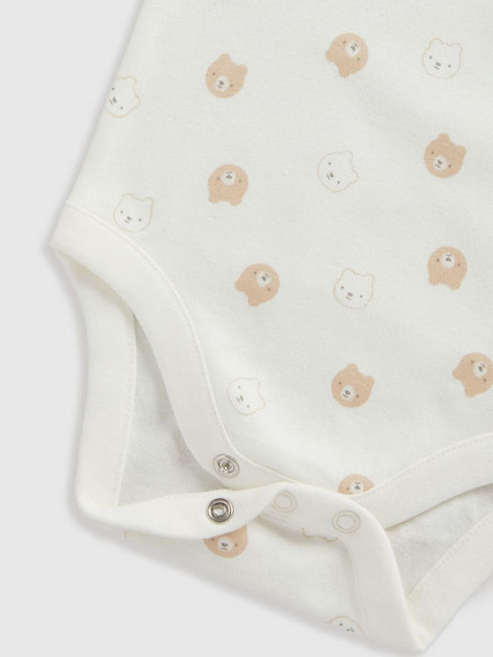 Mothercare Σετ Κορμάκια Λευκά 5τμχ