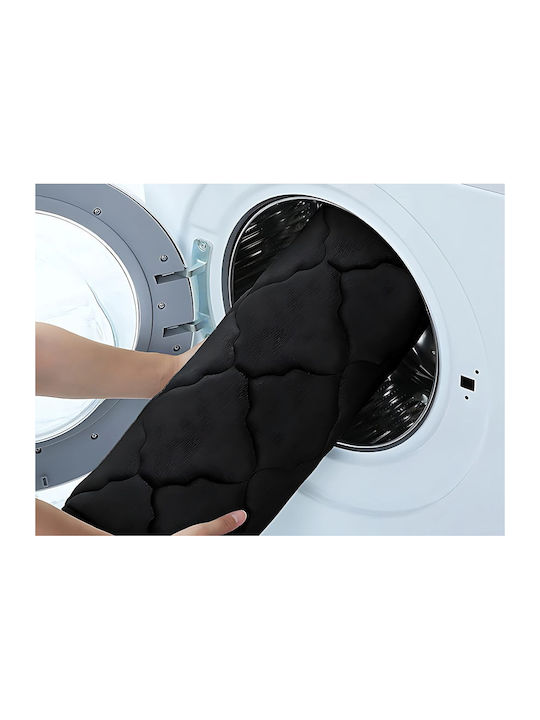 Non-Slip Bath Mat Memory Foam 27603 Black 50x40cm