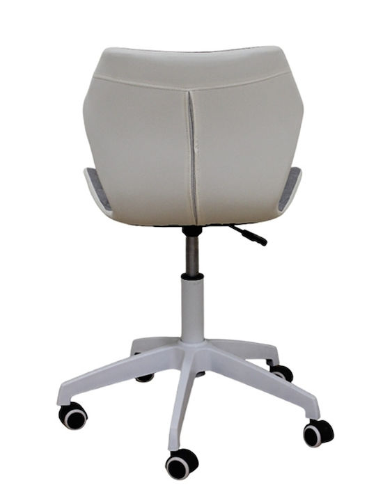A1700-W Office Chair White/grey Zita Plus