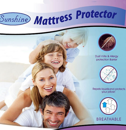 Sunshine Protective Cover Double Waterproof with Skirt White 150x200+35cm