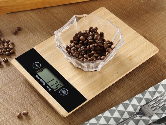 Verk Group Digitale Küchenwaage bis 5kg Braun