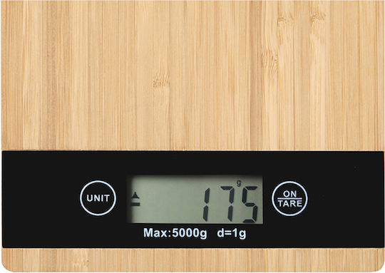 Verk Group Digitale Küchenwaage bis 5kg Braun