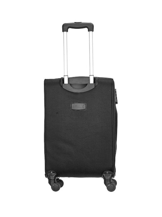 Βαλίτσα Καμπίνας Xplorer 15904-3 Μαύρο 58x36x24 4 Ρόδες Επέκταση & Κλειδαριά Μαύρο