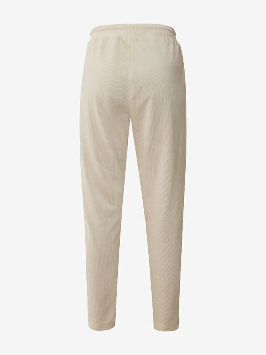 Women's Fabric Trousers Beige