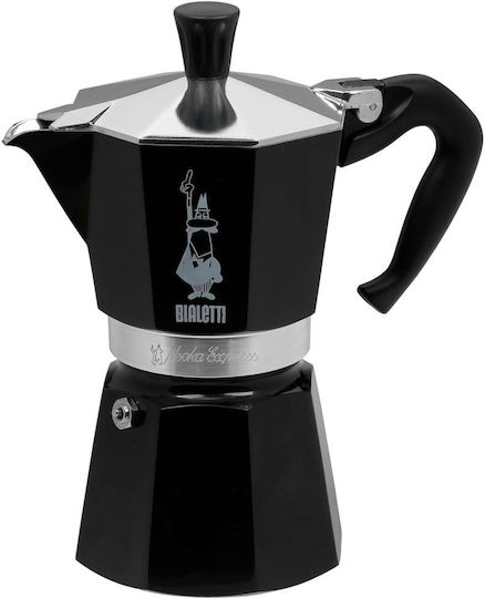 Италианска кафеварка Bialetti Moka Express черен алуминий 6 чаши S9139564
