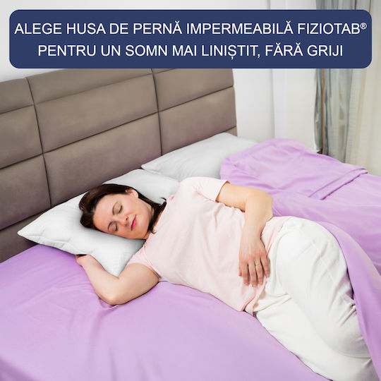 Set Protecții pentru Pernă Impermeabile Alb 50x70cm.