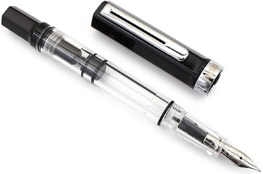 Twsbi Piston Filling Πένα Καλλιγραφίας Extra Fine με Μαύρο Μελάνι