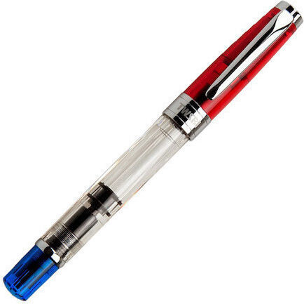 Twsbi Diamond 580 Kalligraphiefüller Fein mit Rot Tinte
