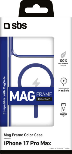 SBS Задна корица Силикон Син (iPhone 17 Pro Max)